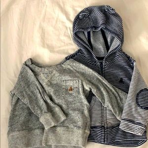 Baby gap 6-12 months hoodie + sweatshirt